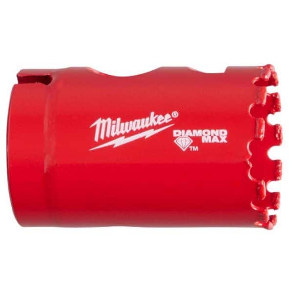 Milwaukee Diamond Max 1-3/8 in. Diamond Grit Hole Saw 1 pk