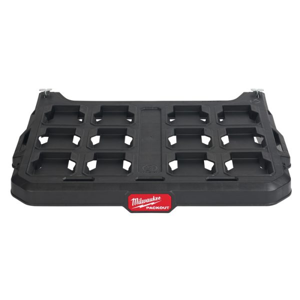 Milwaukee 3.9 in. H X 21 in. W X 16.6 in. D Black Metal/Plastic Shelf Rack