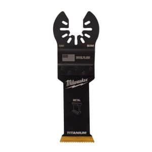 Milwaukee 1-1/8 in. W Bi-Metal Open-Lok Oscillating Blade Multi-Material 1 pk