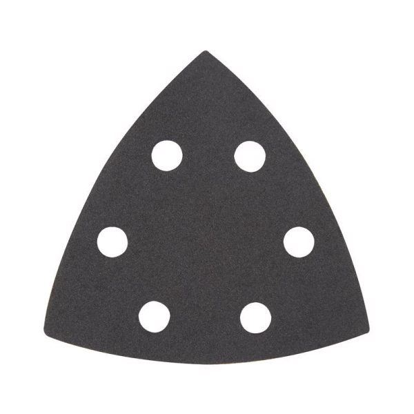 Milwaukee Open-Lok 240 in. X 3-1/2 in. L Silicon Carbide Triangular Sanding Paper 6 pk
