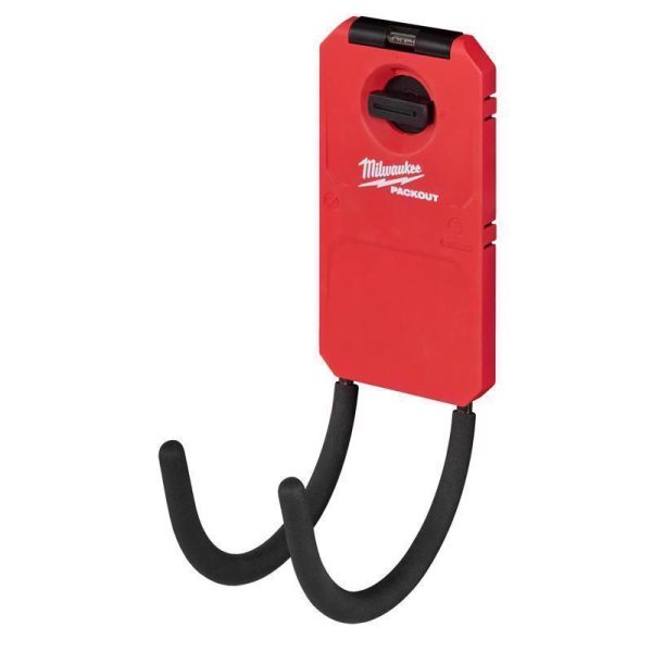 Milwaukee Packout Black/Red 7 in. L Curved Hook 25 lb 1 pk
