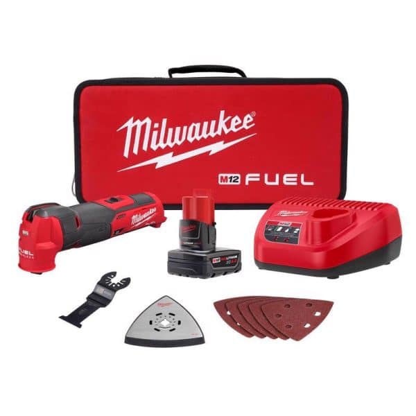 Milwaukee M12 FUEL 12 V Cordless Oscillating Multi-Tool Kit (Battery & Charger)