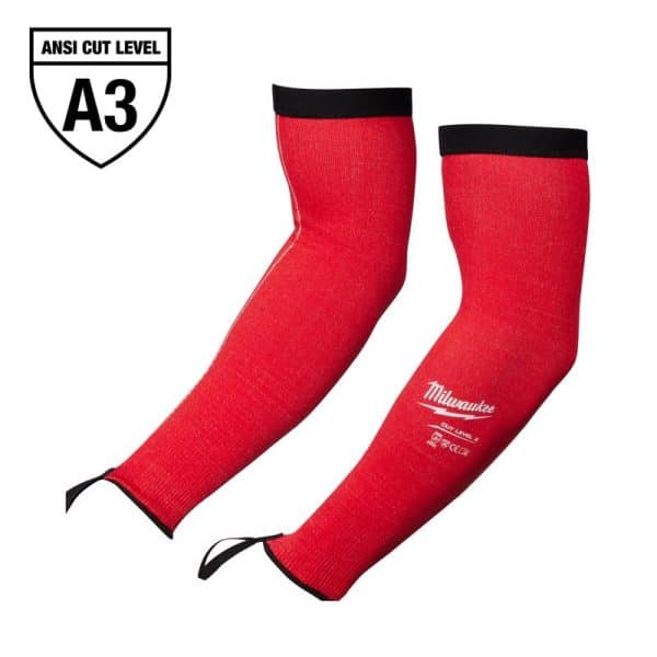 Milwaukee Cut-Resistant Arm Sleeve Red