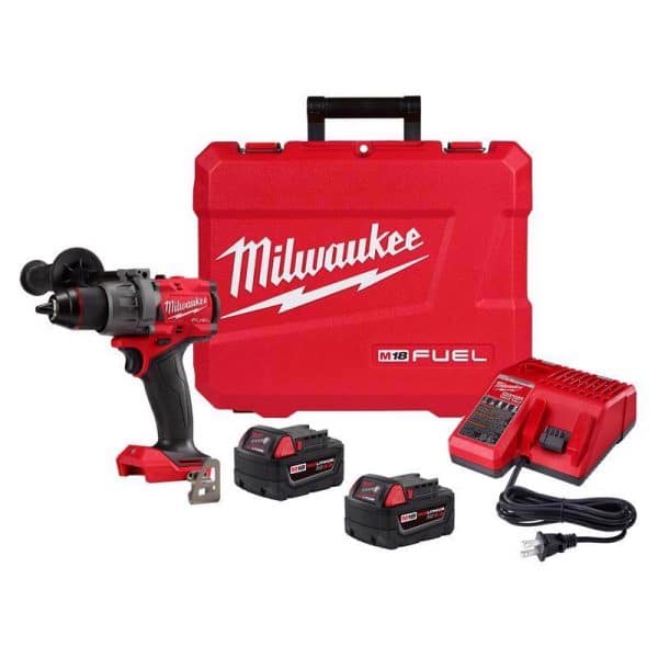 Milwaukee M18 FUEL 18 V 1/2 in. Brushless Cordless Drill/Driver Kit (Battery & Charger)