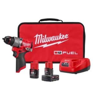 Milwaukee M12 FUEL 12 V 1/2 in. Brushless Cordless Drill/Driver Kit (Battery & Charger)