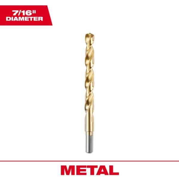 Milwaukee Thunderbolt 7/16 in. X 5-1/2 in. L High Speed Steel Drill Bit 1 pc