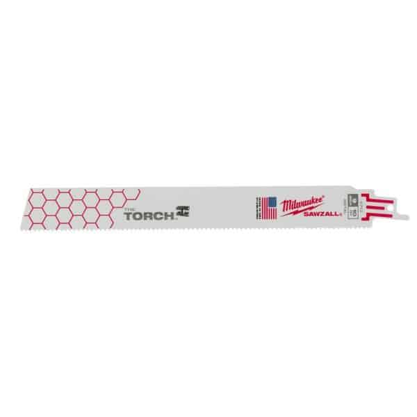 Milwaukee The Torch 9 in. Metal Demo Reciprocating Saw Blade 10 TPI 1 pk