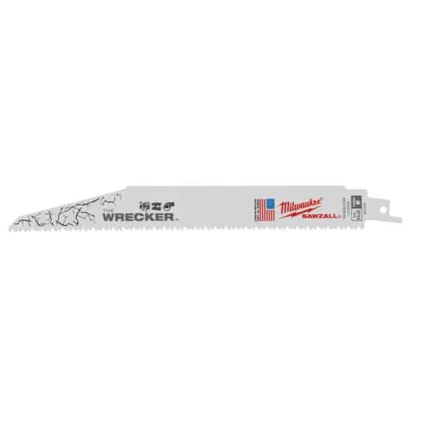 Milwaukee The Wrecker 9 in. Bi-Metal Demo Reciprocating Saw Blade 7/11 TPI 1 pk