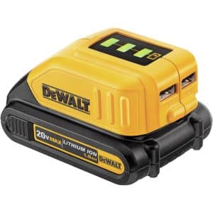 DEWALT 12V/20V MAX DCB090 Lithium-Ion USB Power Source Adapter 1 pc