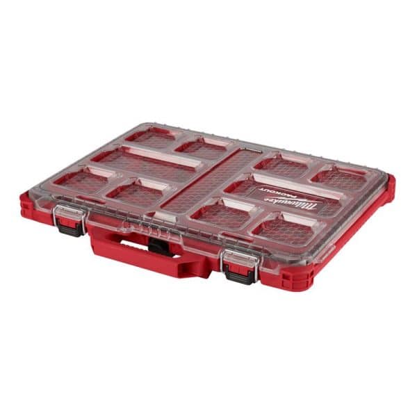 Milwaukee Packout 19.7 in. W X 2.5 in. H Organizer Impact-Resistant Poly 10 compartments Red
