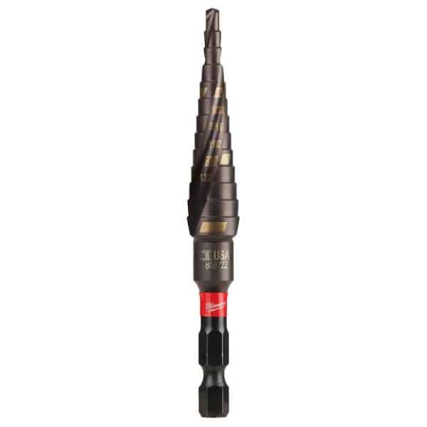Milwaukee Shockwave #1 X 3.75 in. L High Speed Steel Impact Step Drill Bit 1 pk