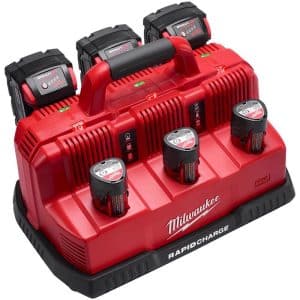 Milwaukee M18/M12 18 V Lithium-Ion 6-Port Rapid Charging Station 1 pc