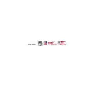 Milwaukee Sawzall 6 in. Bi-Metal Double Duty Upgrade Reciprocating Saw Blade 10 TPI 5 pk