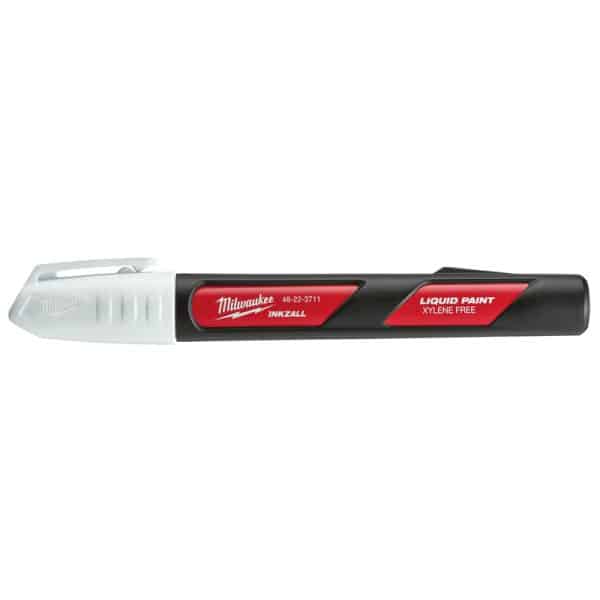 Milwaukee INKZALL White Liquid Paint Marker 1 pk