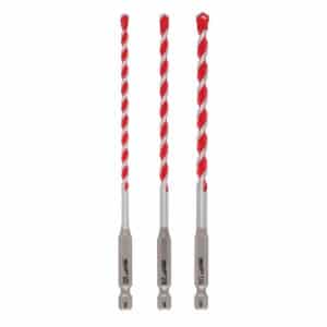 Milwaukee Shockwave 6 in. L Carbide Hammer Drill Bit Set 3 pc