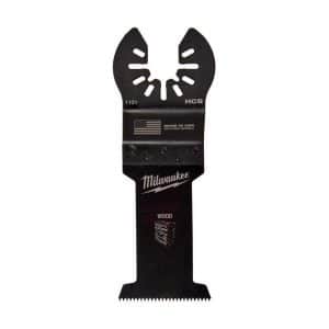 Milwaukee 1-3/8 in. W High Carbon Steel Open-Lok Oscillating Blade Wood 1 pk