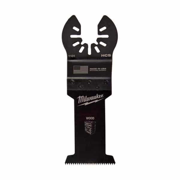 Milwaukee 1-3/8 in. W High Carbon Steel Open-Lok Oscillating Blade Wood 1 pk