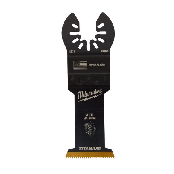 Milwaukee 1-3/8 in. W Bi-Metal Open-Lok Oscillating Blade Multi-Material 3 pk
