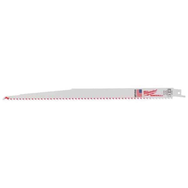 Milwaukee Sawzall 12 in. Bi-Metal Thin Kerf Reciprocating Saw Blade 5 TPI 5 pk