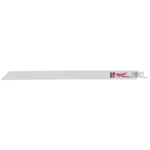 Milwaukee Sawzall 12 in. Bi-Metal Thin Kerf Reciprocating Saw Blade 10/14 TPI 5 pk