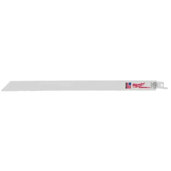 Milwaukee Sawzall 12 in. Bi-Metal Thin Kerf Reciprocating Saw Blade 10/14 TPI 5 pk