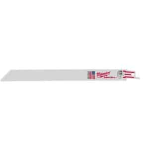 Milwaukee Sawzall 9 in. Bi-Metal Double Duty Upgrade Reciprocating Saw Blade 14 TPI 5 pk