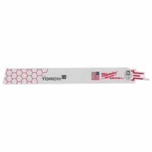 Milwaukee The Torch 9 in. Bi-Metal Reciprocating Saw Blade 10 TPI 5 pk