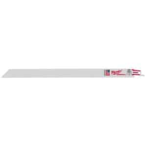 Milwaukee Sawzall 12 in. Bi-Metal Double Duty Upgrade Reciprocating Saw Blade 18 TPI 5 pk