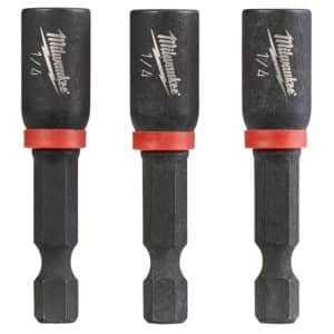 Milwaukee Shockwave 1/4 in. X 1-7/8 in. L Steel Nut Driver 3 pc