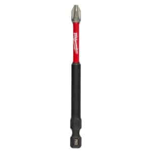 Milwaukee Shockwave Phillips #2 X 3-1/2 in. L Impact Power Bit Steel 1 pc