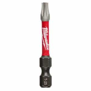 Milwaukee Shockwave Torx T25 X 2 in. L Screwdriver Bit Steel 1 pc