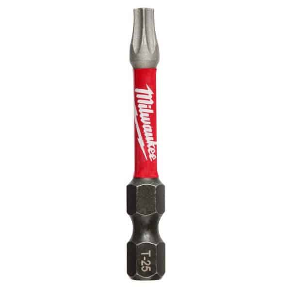 Milwaukee Shockwave Torx T25 X 2 in. L Screwdriver Bit Steel 1 pc