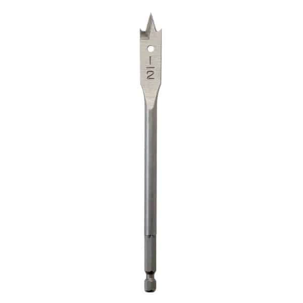 Milwaukee 1/2 in. X 6 in. L Heat-Treated Steel Flat Boring Drill Bit 1 pc
