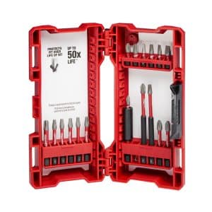 Milwaukee Shockwave Assorted 3 in. L Impact Driver Bit Set Steel 18 pc