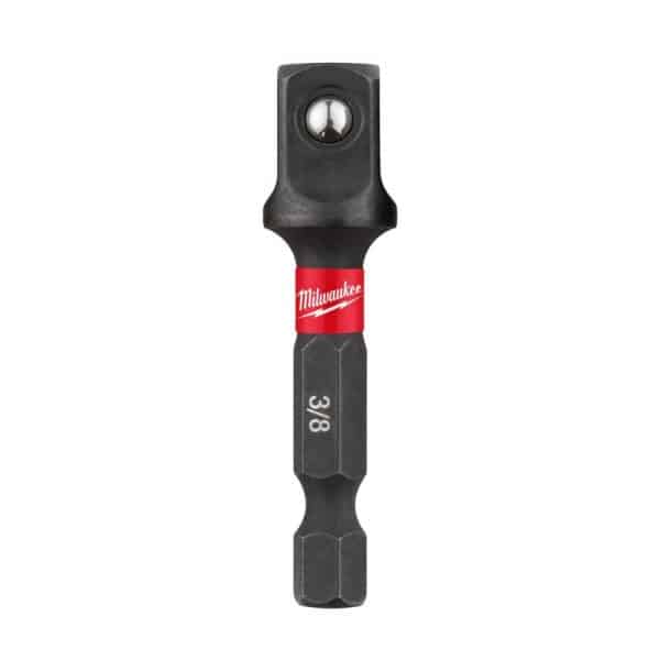 Milwaukee Shockwave Square 3/8 in. X 2 in. L Socket Adapter Steel 1 pc