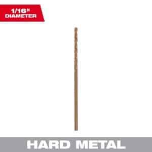 Milwaukee Red Helix 1/16 in. X 2 in. L Steel Thunderbolt Drill Bit 1 pc