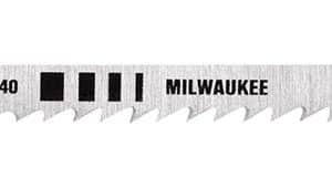 Milwaukee 3-1/8 in. High Carbon Steel U-Shank Wood cutting Jig Saw Blade 8 TPI 5 pk