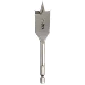 Milwaukee 7/8 in. D X 4.5 in. L Flat Boring Auger Bit Carbon Steel 1 pc
