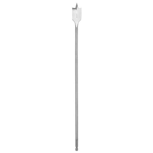 Milwaukee 1 in. D X 16 in. L Flat Boring Auger Bit Carbon Steel 1 pc
