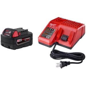 Milwaukee M18 REDLITHIUM XC5.0 18 V 5 Ah Lithium-Ion Starter Kit 2 pc
