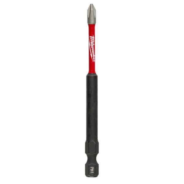 Milwaukee Shockwave Phillips #1 X 3-1/2 in. L Impact Power Bit Steel 1 pc