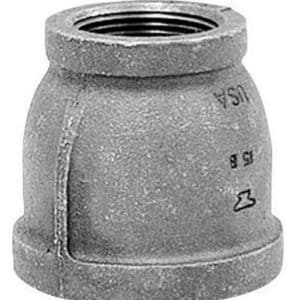 Anvil International 2 in. FPT X 1-1/4 in. D FPT Black Malleable Iron Reducing Coupling