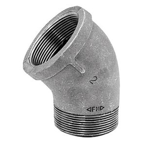 Anvil 1 in. FPT X 1 in. D MPT Malleable Iron Street Elbow