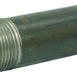 Anvil Beck 1/4 in. MPT Black Steel Close Nipple