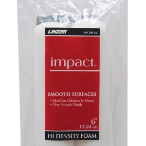 Linzer Impact Foam 6 in. W Mini Paint Roller Cover 2 pk