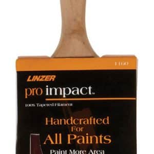 Linzer Pro Impact 4 in. Flat Paint Brush