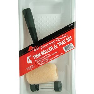 Linzer 4 in. W Mini Paint Roller Kit Threaded End
