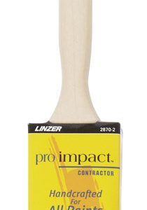 Linzer Pro Impact 2 in. Extra Soft Angle Trim Paint Brush