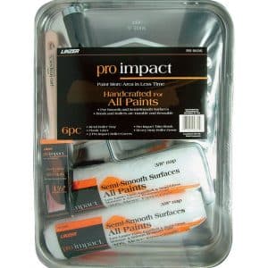 Linzer Pro Impact Metal 9 in. W X 9 in. L Paint Tray Set
