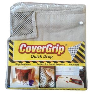 CoverGrip 3.5 ft. W X 4 ft. L X 1 mil 8 oz Safety Canvas Drop Cloth 1 pk